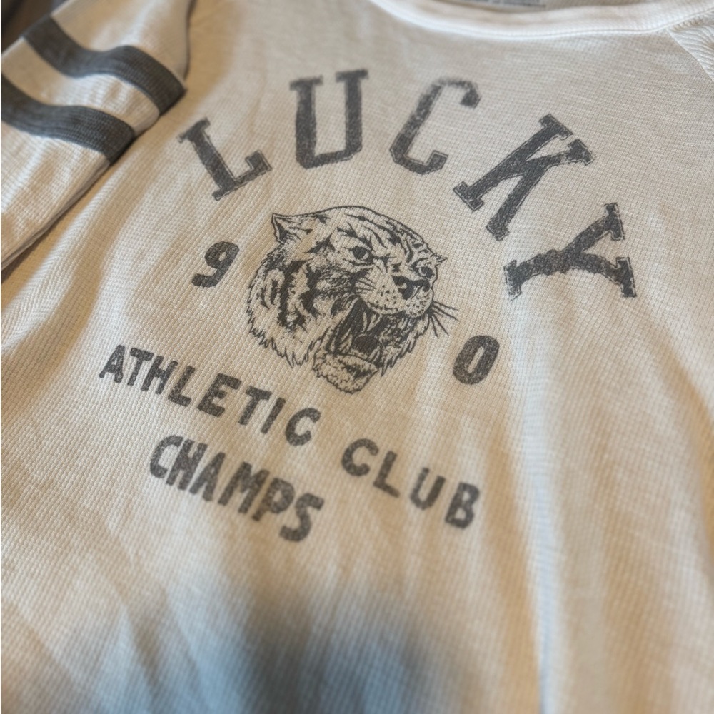 Lucky Brand Waffle Knit Graphic Tee